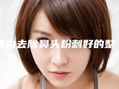 国内去除鼻头粉刺好的整形医院：去除鼻头粉刺医院前50快来挑选